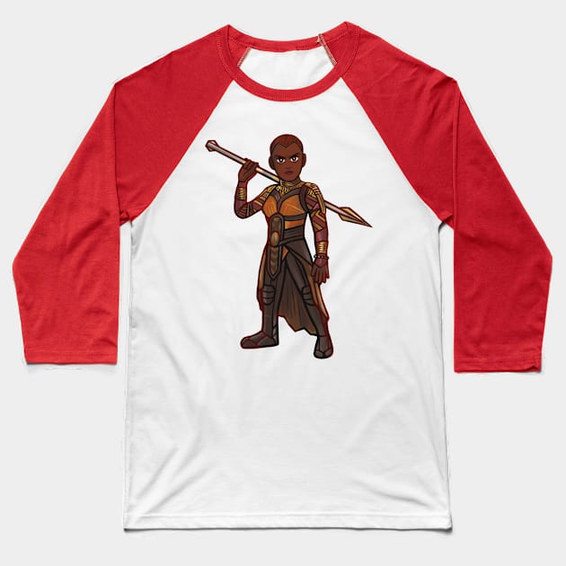 EG Okoye Baseball T-Shirt by dibujosbymari